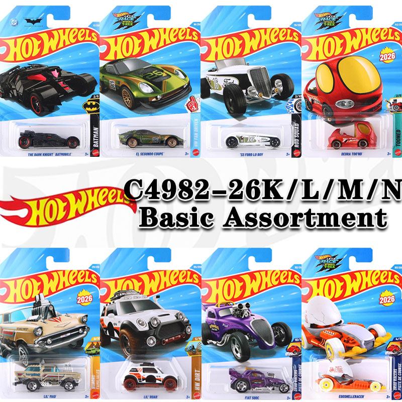 Die Cast Car 1 64 - Hot Wheels C4982-2026 Collection, 1:64 Diecast