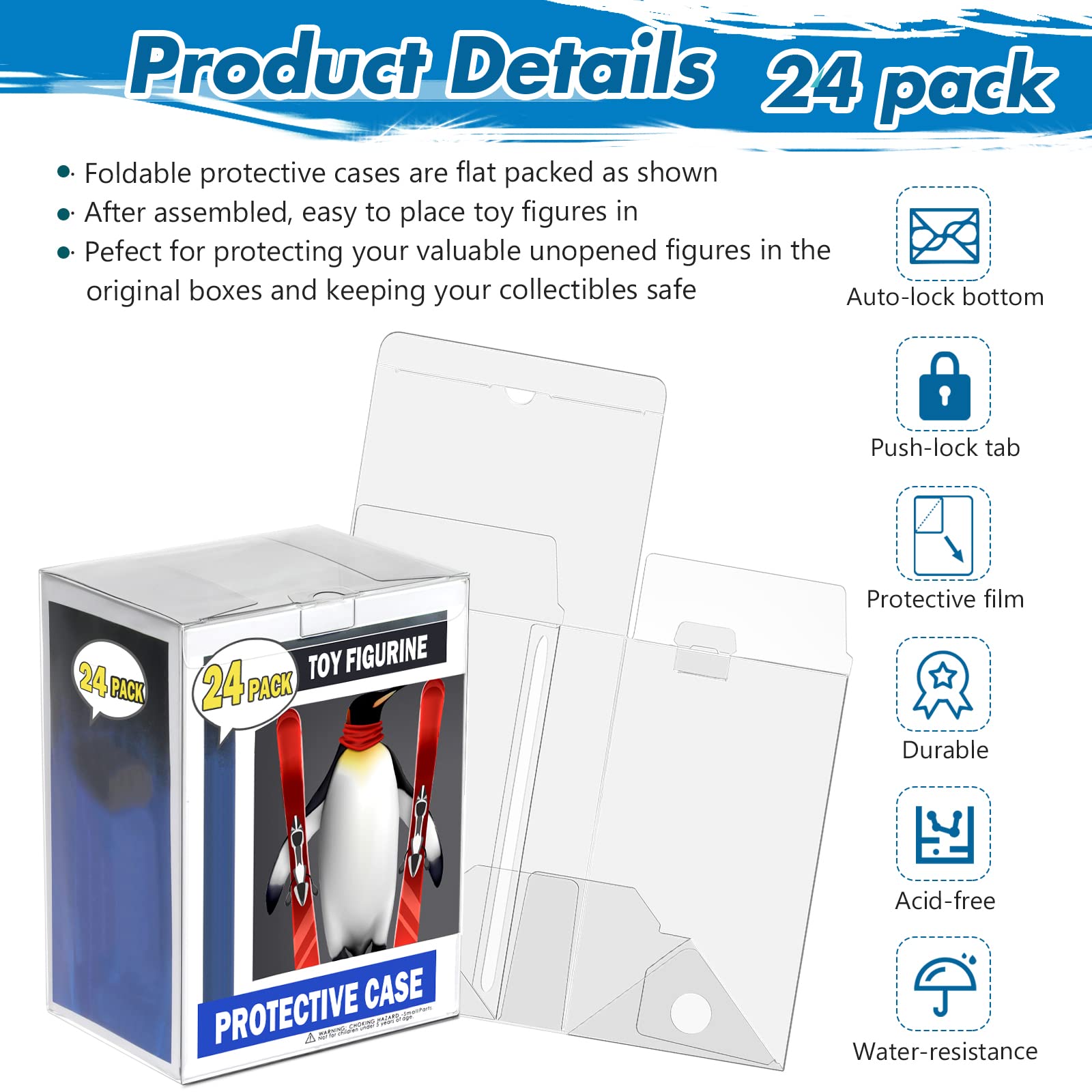 Premium Clear Heavy Duty 0.35/ - Funko Pop Protector recension och pris