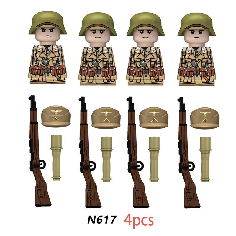 HOT Military Figures Building  - Lego Minifigure Holder recension och pris