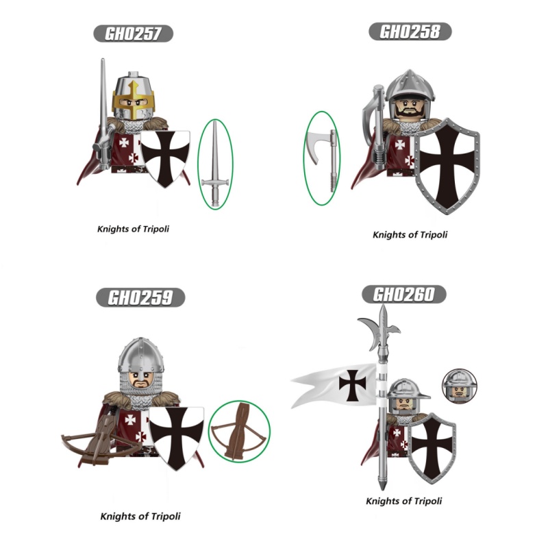 HOT Military Figures Building  - Lego Minifigure Holder recension och pris