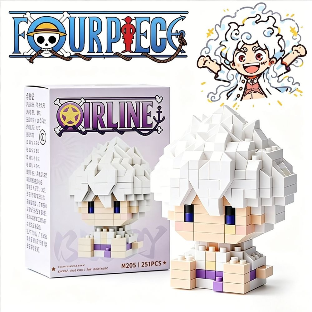 One PIECE Sun God Nika Luffy M - Building Block Mini recension och pris