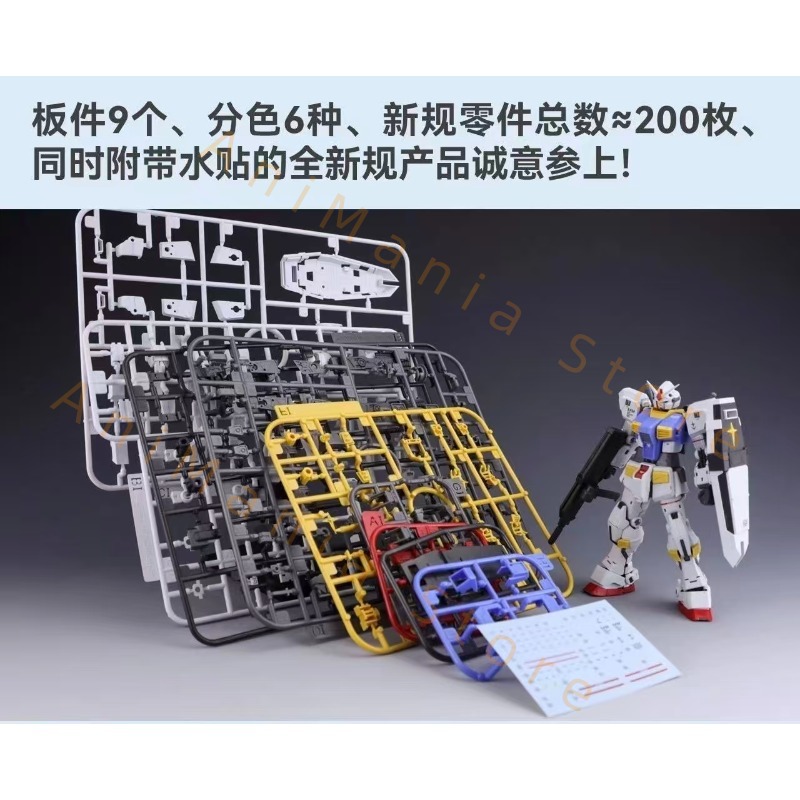 New 107 1/144 RG RX-78-7 7th A - Bandai Model Gundam Rg recension och pris